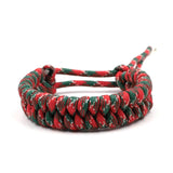 bracelet de paracorde rouge