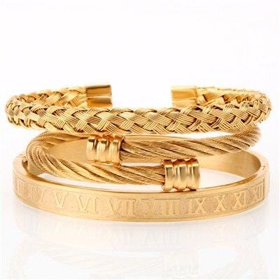Bracelet Homme Luxe Acier