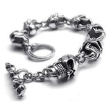Bracelet Gothique Tête De Mort | Mon Bracelet Homme