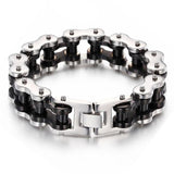 Bracelet Style Chaîne de Moto en Acier-Mon Bracelet Homme