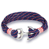 Bracelet Ancre Acier Inoxydable en Corde - Mon Bracelet Homme