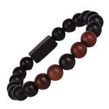 Bracelet Bois et Acier Inoxydable pour Homme Jay Wood - Mon Bracelet Homme