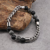 Bracelet Chaîne Boule en Acier - Mon Bracelet Homme
