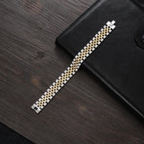 Bracelet Chaîne Homme Couleur Or en Acier - Mon Bracelet Homme