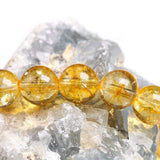 Bracelet Citrine 6mm pour Homme en Perles - Mon Bracelet Homme