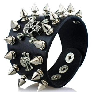 Bracelet de Force Homme Piques Gothique - Mon Bracelet Homme