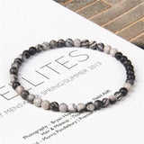 Bracelet Discret En Pierre Naturelle De 4mm Pour Homme - Mon Bracelet Homme