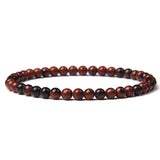 Bracelet Discret En Pierre Naturelle De 4mm Pour Homme - Mon Bracelet Homme