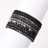 Bracelet Discret En Pierre Naturelle De 4mm Pour Homme - Mon Bracelet Homme