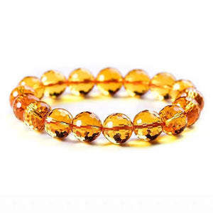 Bracelet En Citrine Naturelle Jaune Tommy pour Homme - Mon Bracelet Homme