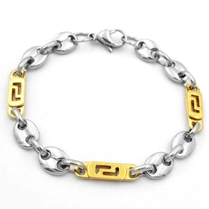 Bracelet Grain de Café Argent Homme Pas Cher - Mon Bracelet Homme