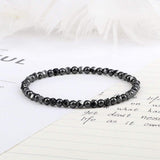 Bracelet Hématite 4Mm Jasper pour Homme en Perles - Mon Bracelet Homme