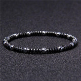 Bracelet Hématite Pierre Naturelle pour Homme en Perles - Mon Bracelet Homme