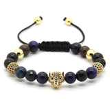 Bracelet Homme Bleu Luxe en Perle - Mon Bracelet Homme