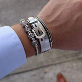 Bracelet Homme Luxe Or en Acier - Mon Bracelet Homme