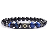 Bracelet Homme Marin Luxe en Perle - Mon Bracelet Homme