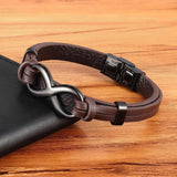 Bracelet Infini Avec Fermoirs À Double Sécurité Pour Homme - Mon Bracelet Homme