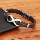 Bracelet Infini Avec Fermoirs À Double Sécurité Pour Homme - Mon Bracelet Homme