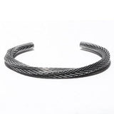 Bracelet Jonc Homme Classe en Acier - Mon Bracelet Homme