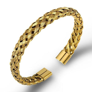 Bracelet Jonc Homme Luxe en Acier - Mon Bracelet Homme