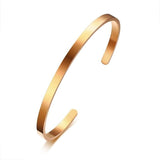 Bracelet Jonc Masculin en Acier - Mon Bracelet Homme