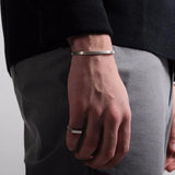 Bracelet Jonc Masculin en Acier - Mon Bracelet Homme