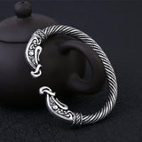 Bracelet Jonc Viking Ragnar Lodbrok en Acier - Mon Bracelet Homme
