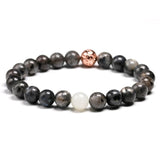 Bracelet Labradorite Naturelle pour Homme en Perles - Mon Bracelet Homme