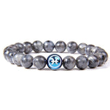 Bracelet Labradorite Signe Astrologique Poissons pour Homme en Perles - Mon Bracelet Homme