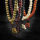 Bracelet Perle de Bois pour Homme Noir et Rouge - Mon Bracelet Homme