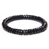 Bracelet Perle De Bois Tibétain Pour Homme Edwin Wood - Mon Bracelet Homme