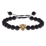Bracelet Perles Léopard en Pierre - Mon Bracelet Homme