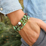 Bracelet Pierre De Jade pour Homme en Perles - Mon Bracelet Homme
