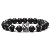 Bracelet Pierres de Lave Homme Indétrônable - Mon Bracelet Homme