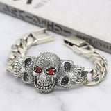 Bracelet Tête De Mort Luxe | Mon Bracelet Homme